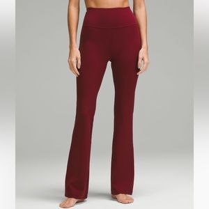 367. Lululemon Groove Super HR Flared Pant size 2 in red Merlot